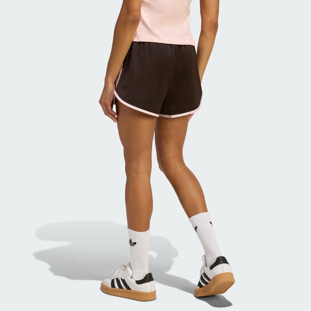 Spodenki damskie adidas Originals 3-Stripes Sprinter KC9006 - brązowe