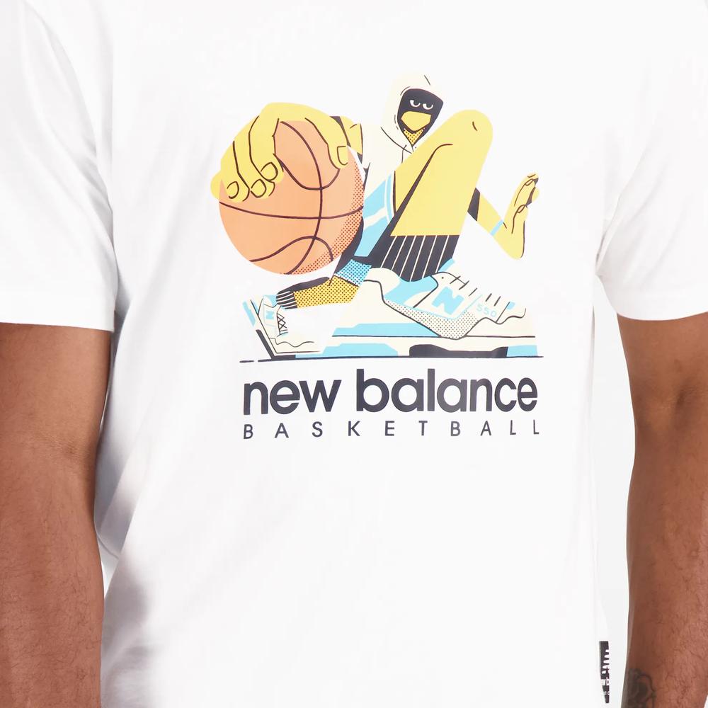 Koszulka New Balance MT31589WT - biała