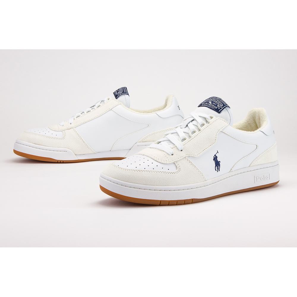 POLO RALPH LAUREN COURT LEATHER TRAINER > 809800457001