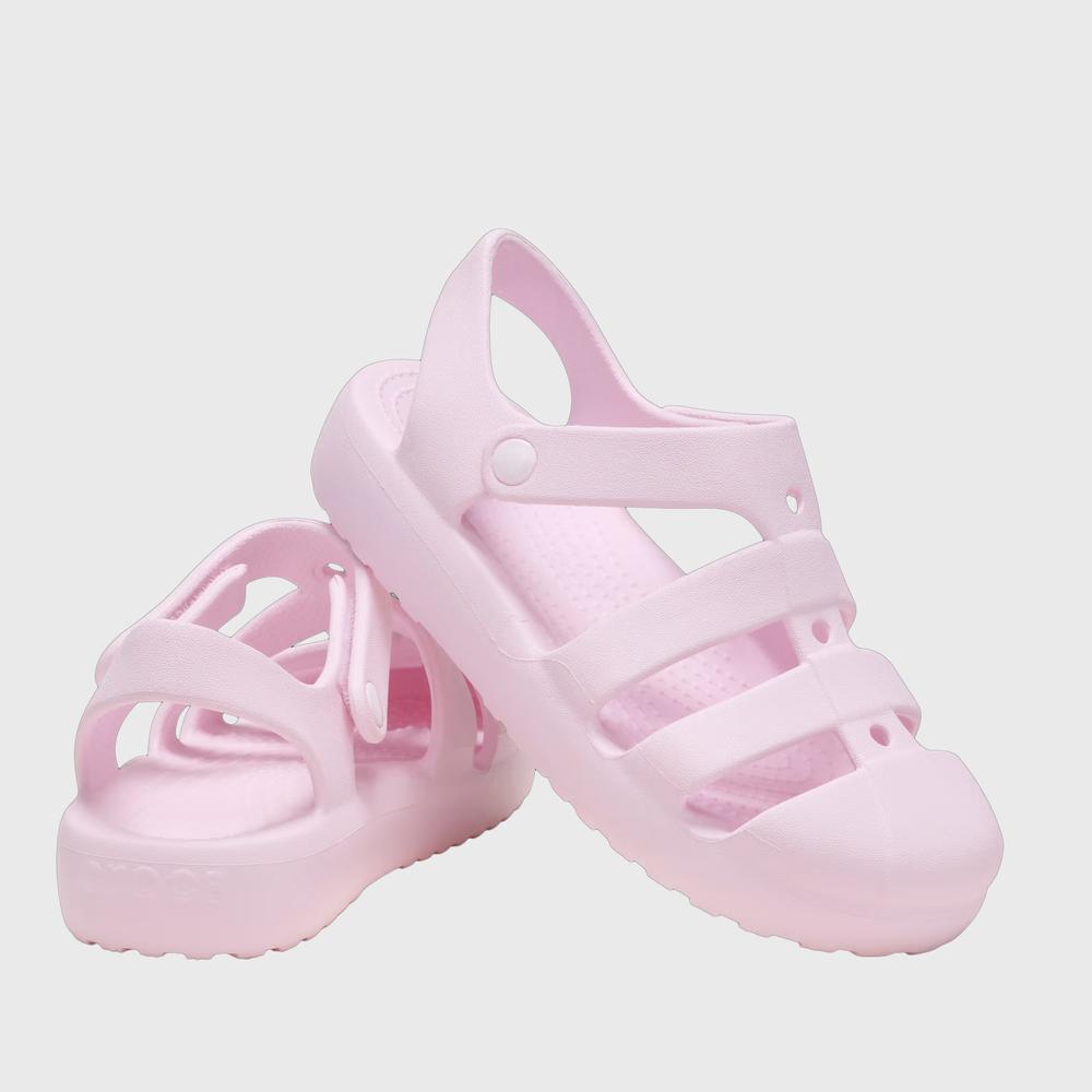 Sandały dziecięce Crocs Classic Fisherman Sandal 210626-6ZW - różowe