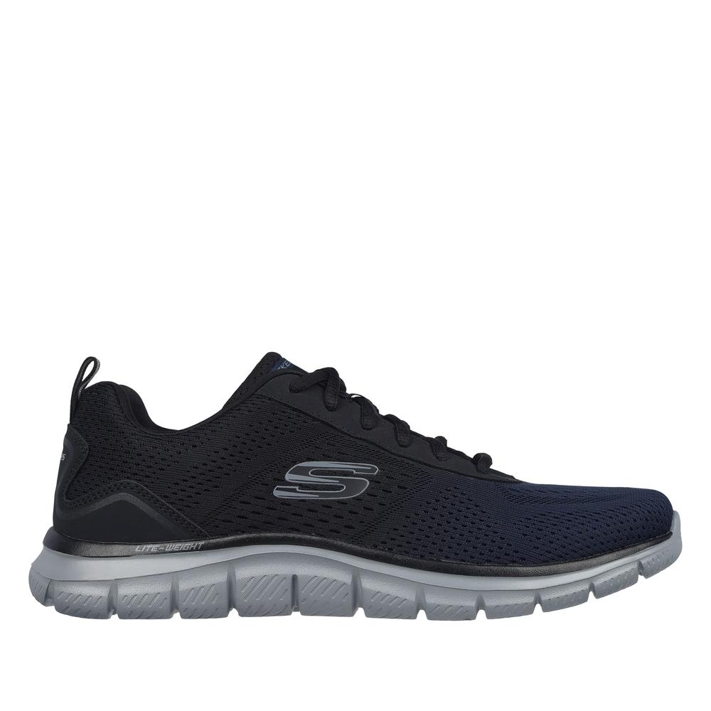 Buty męskie Skechers Track Ripkent 232399NVBK - czarno-granatowe