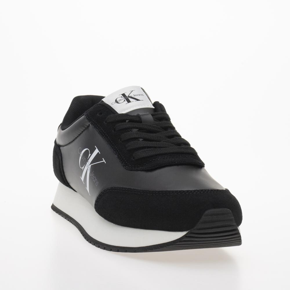 Buty Calvin Klein Retro Runner Low Laceup NY Pearl YW0YW01056-BEH - czarne