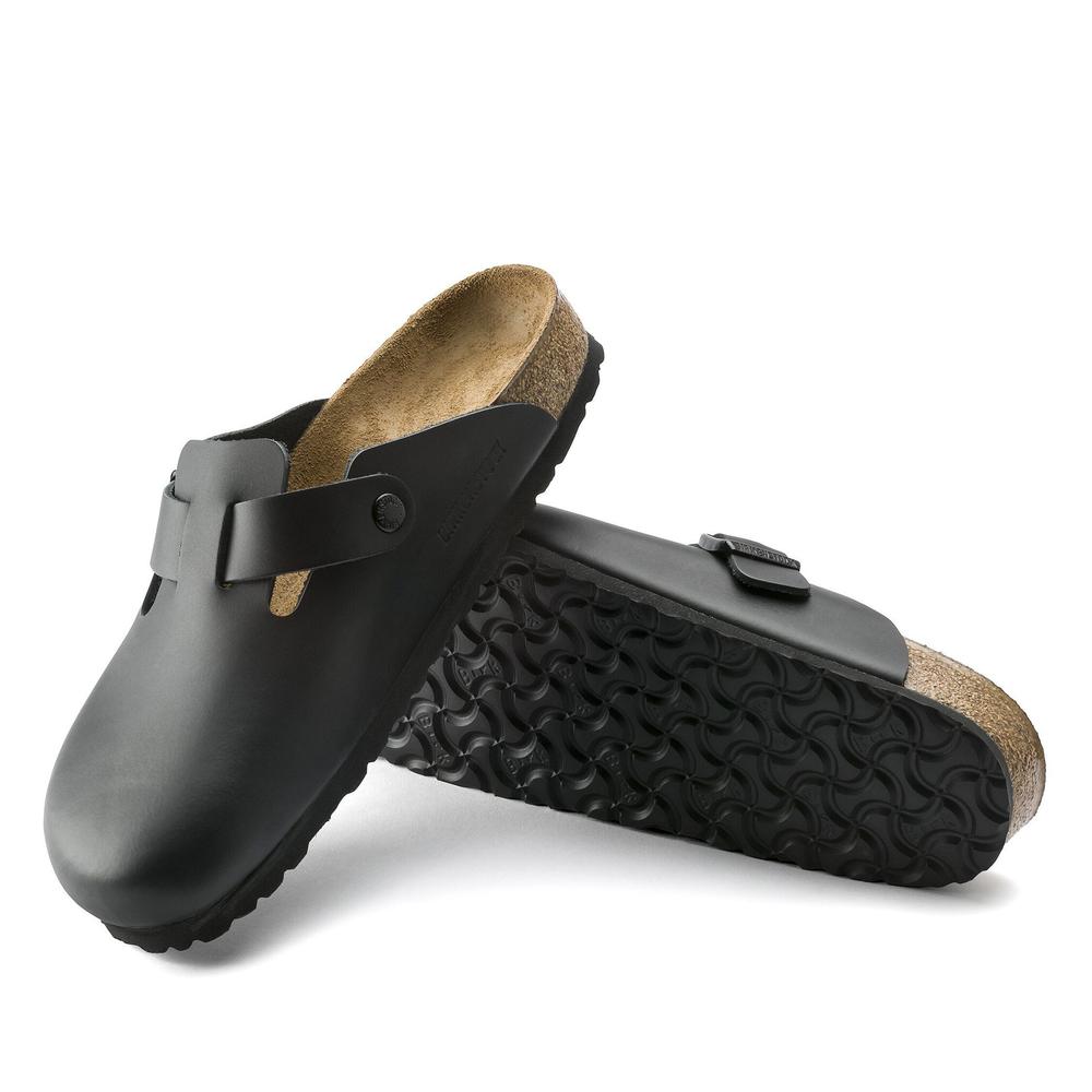 Klapki męskie Birkenstock Boston 60191 - czarne