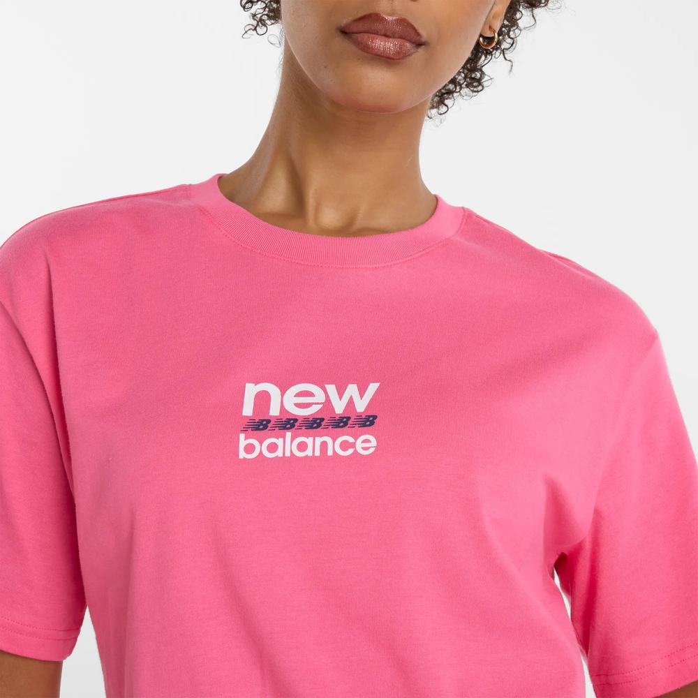 Koszulka damska New Balance WT51541DAB - różowa