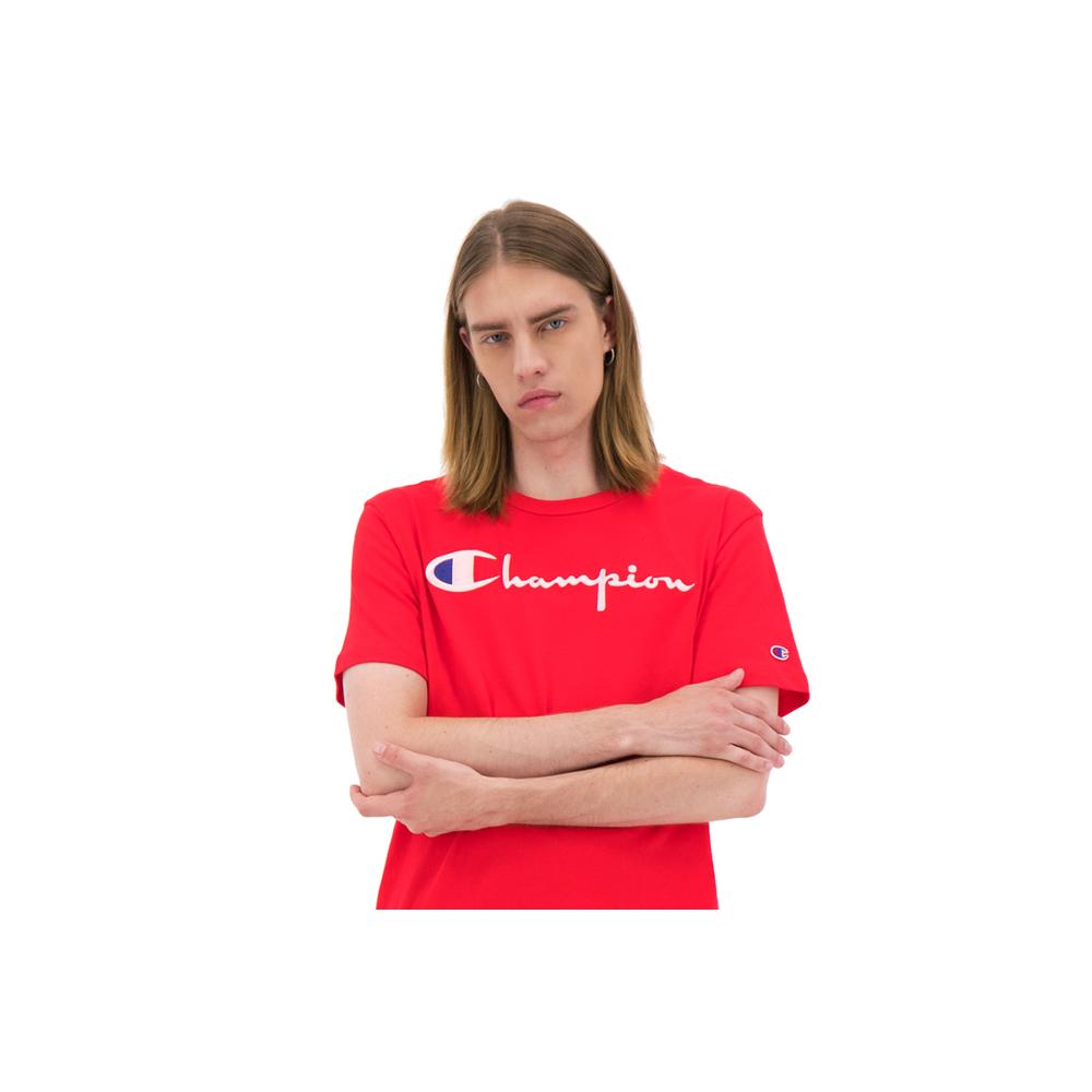 CHAMPION SCRIPT LOGO TEE > 210972-RS017