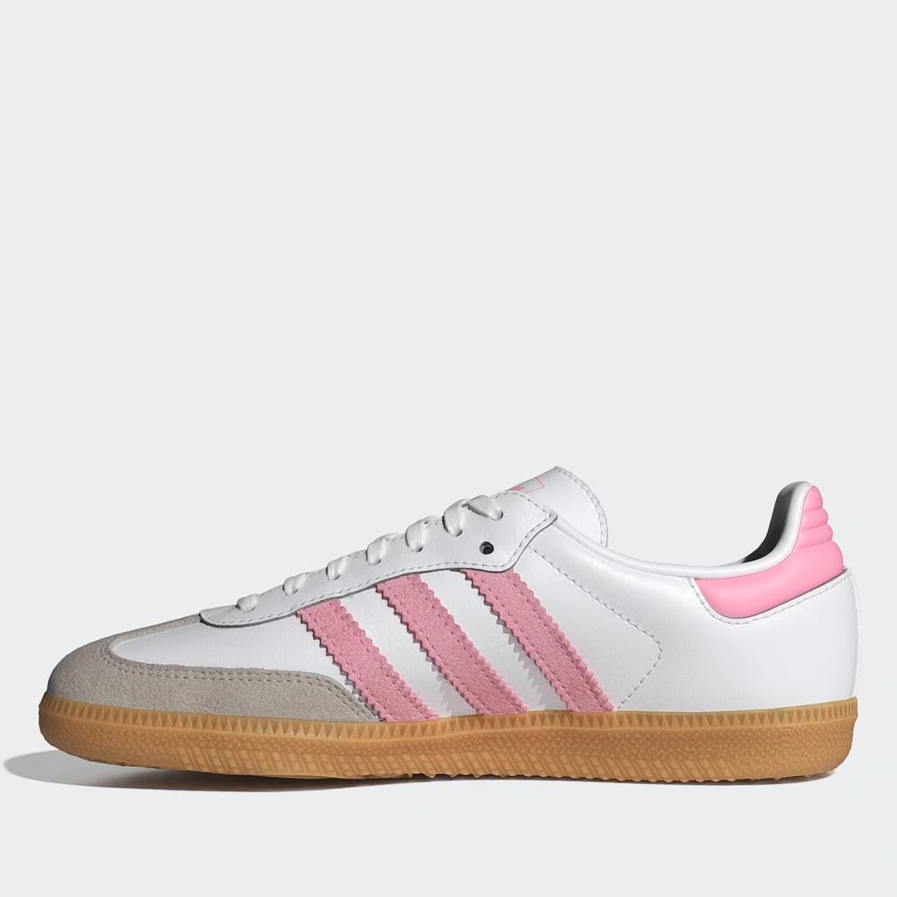 Buty młodzieżowe adidas Originals Samba OG J JQ2018 - białe