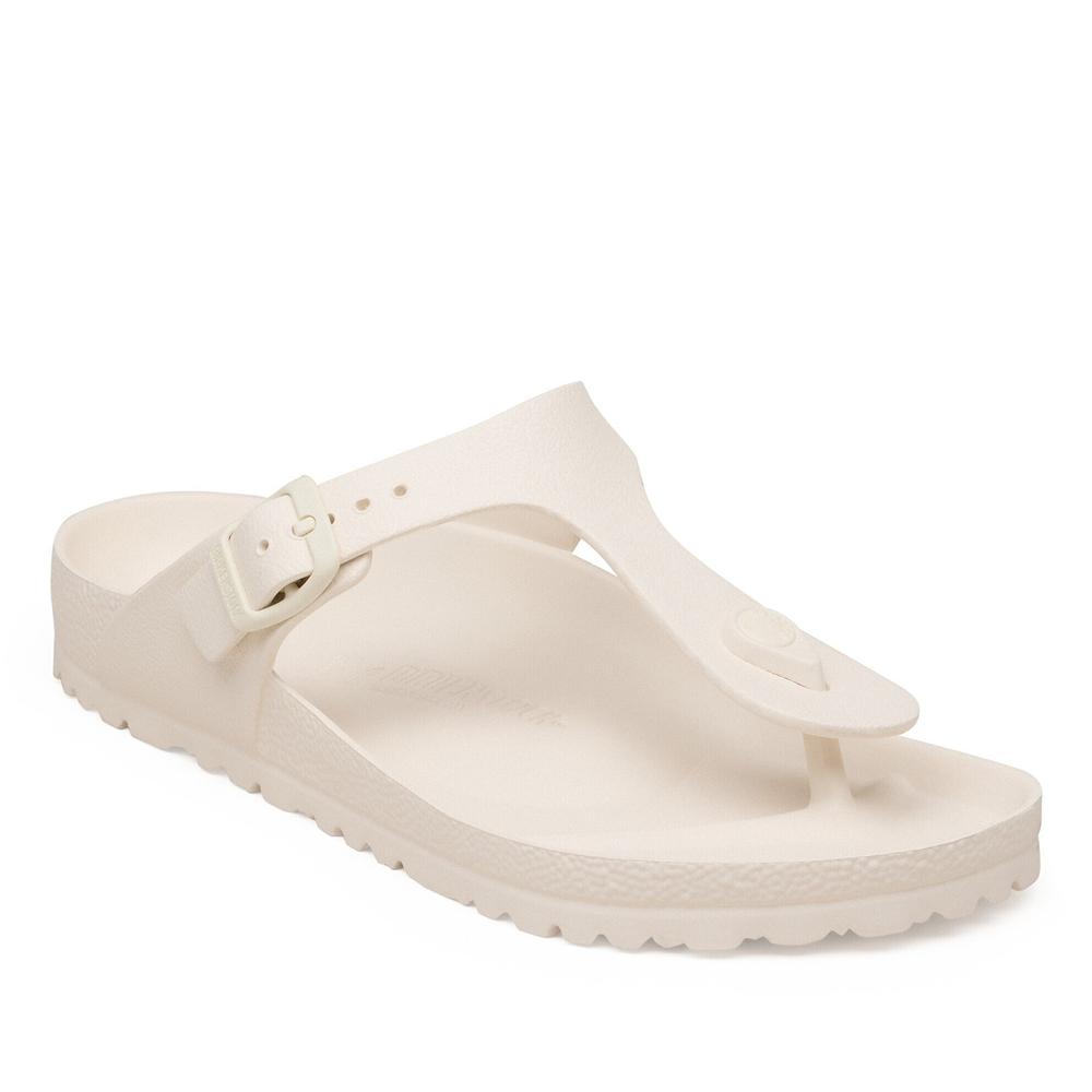 Japonki unisex Birkenstock Gizeh 1031278 - białe