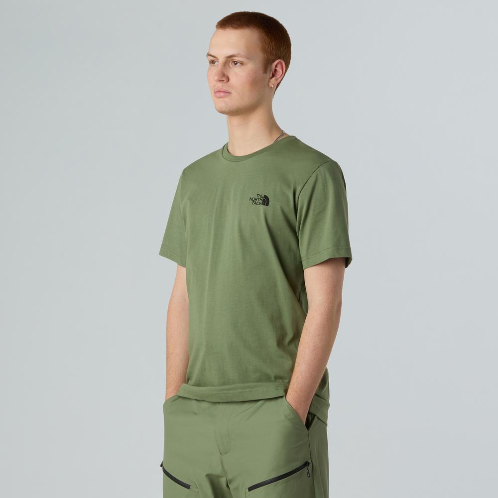 Koszulka męska The North Face Half Dome Photo 0A8EE9BO91 - zielona