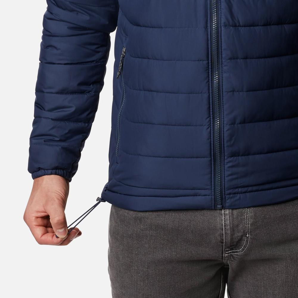 Kurtka Columbia Powder Lite Hooded Insulated 1693931465 - granatowa