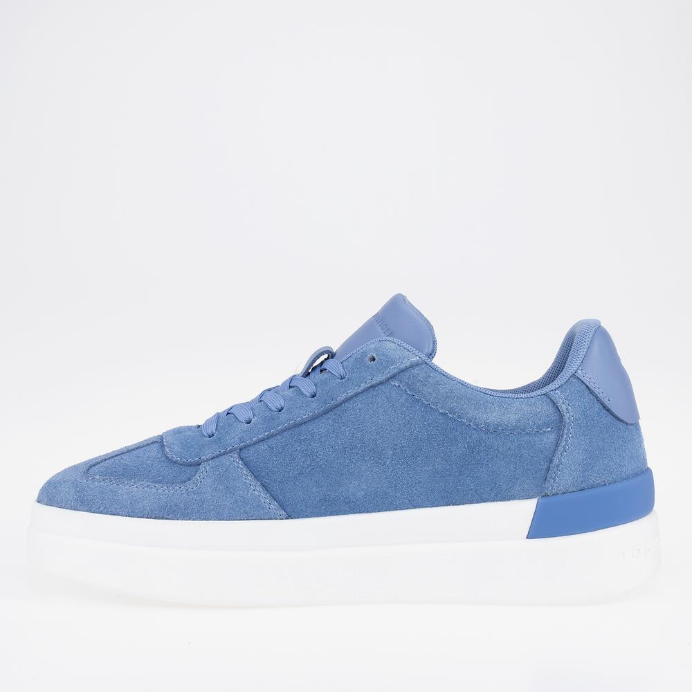 Buty Tommy Hilfiger Signature Suede FW0FW06518-DYB - niebieskie
