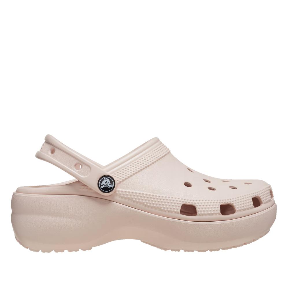 Klapki Crocs Classic Platform Clog 206750-6UR - różowe