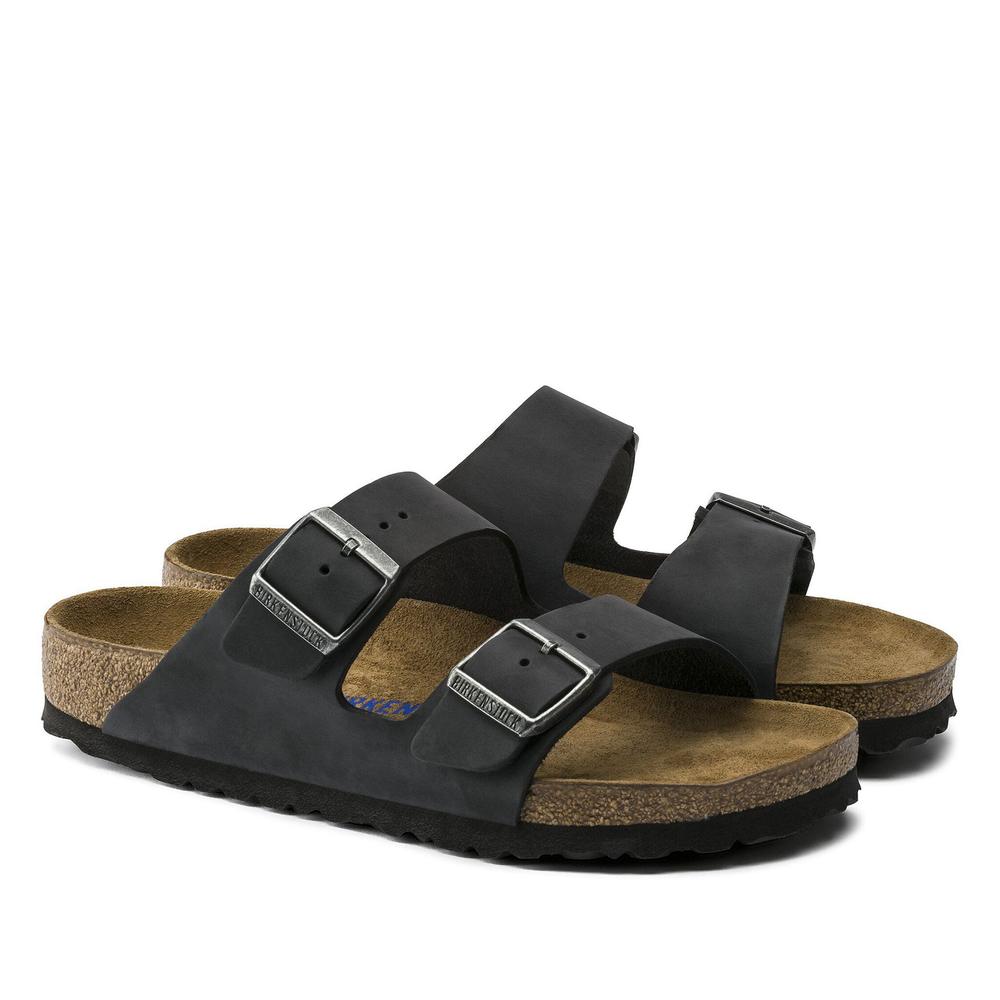 Klapki męskie Birkenstock Arizona 752483 - czarne