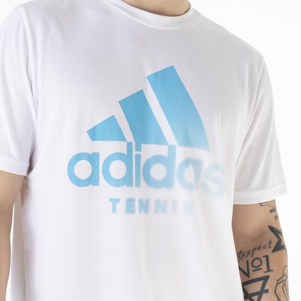 Koszulka adidas Tennis Aeroready Graphic Tee HA0969 - biała
