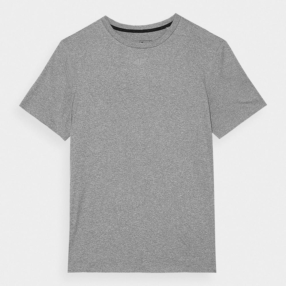 Koszulka męska 4F WAW24TFTSM100325M - szara