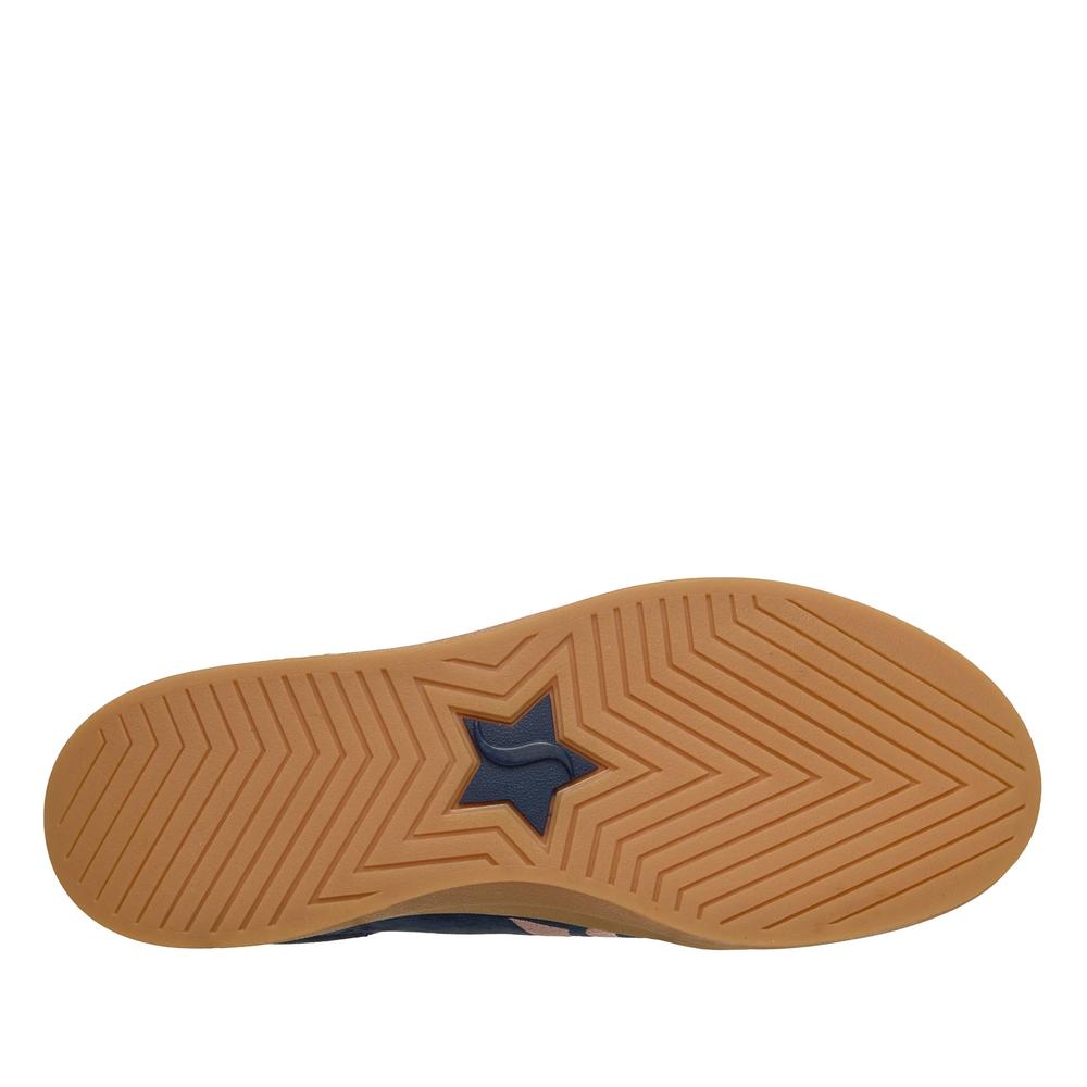 Buty damskie Skechers Academy HI - Elevated Essence 185430NVPK - granatowe