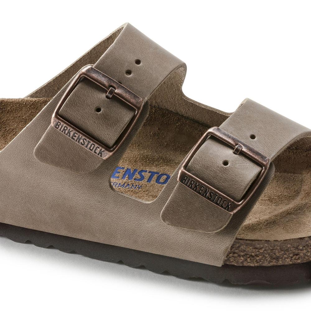 Klapki męskie Birkenstock Arizona 552811 - brązowe
