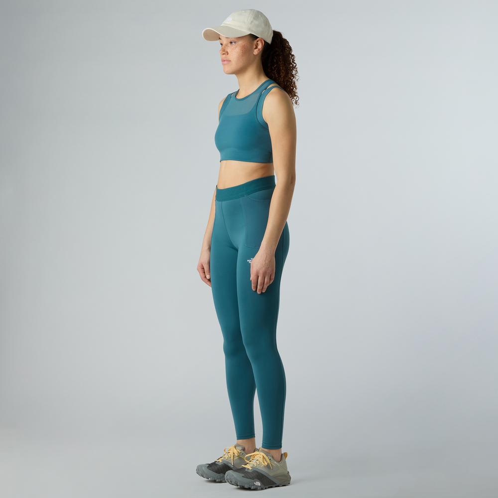 Legginsy damskie The North Face Refina 0A8918BQ51 - zielone