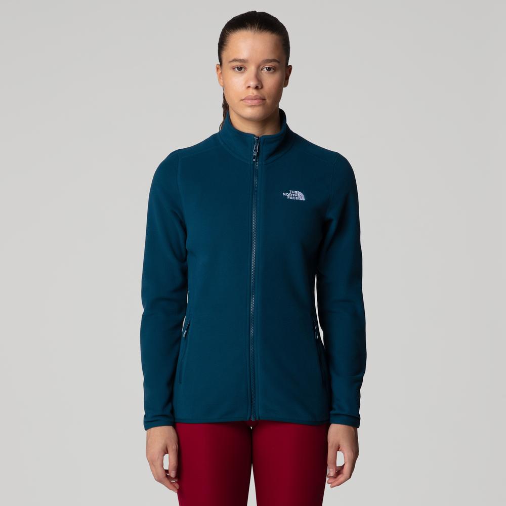 Bluza The North Face 100 Glacier Full-Zip Fleece 0A855O1NO1 - granatowa