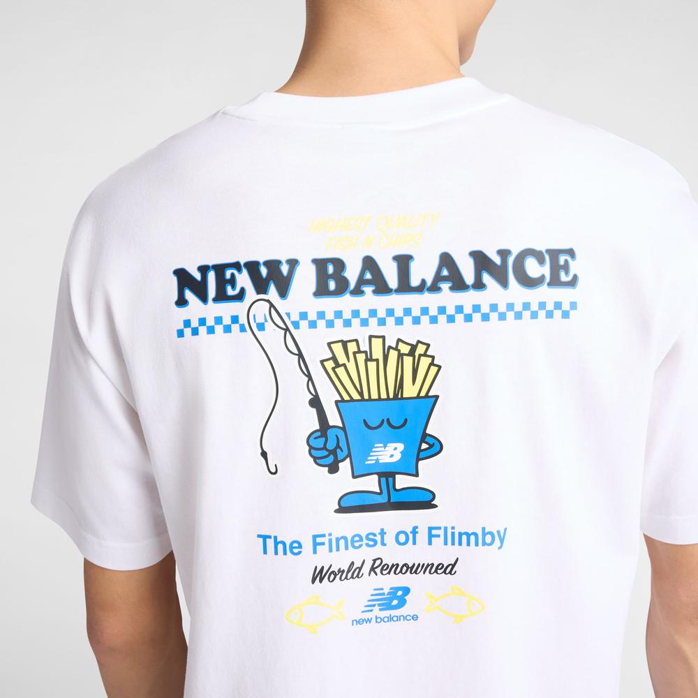 Koszulka męska New Balance MT61I5BMWT - biała