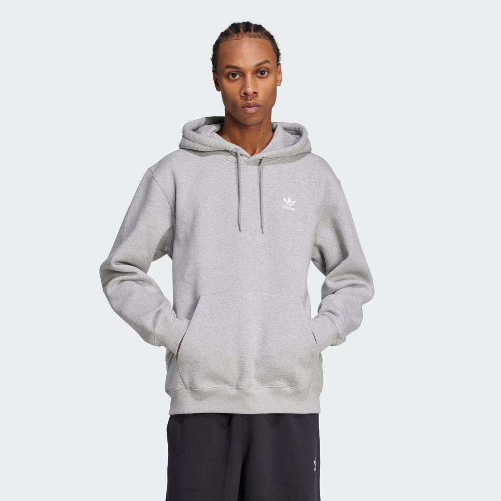 Bluza męska adidas Originals Trefoil Essentials Loose Hoodie JV6057 - szara