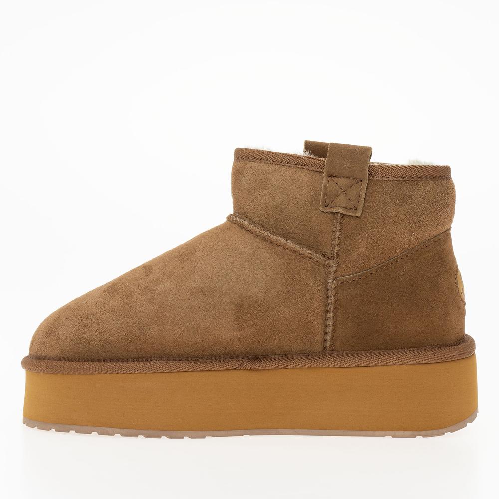 Buty Emu Australia Foy Flatform Micro W13073CHES - brązowe
