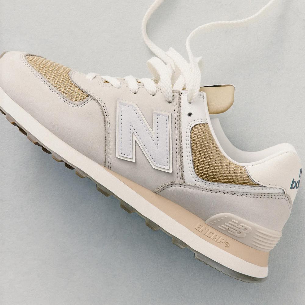 Buty unisex New Balance U5748DF - beżowe