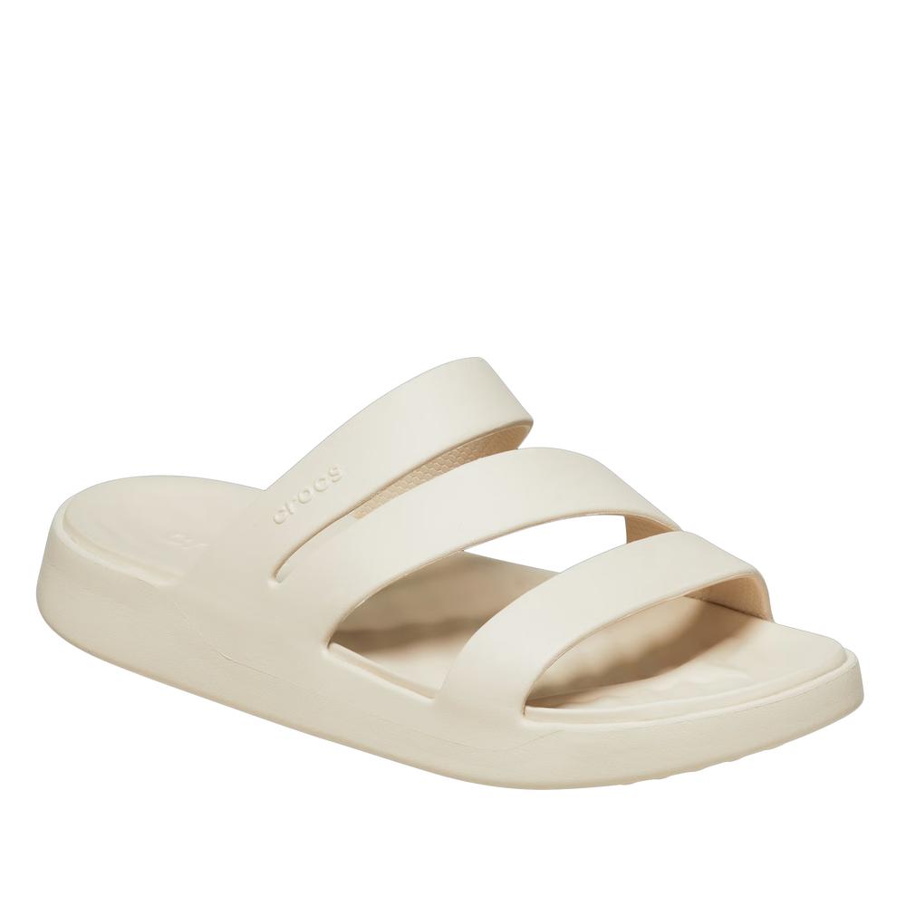 Klapki damskie Crocs Getaway Strappy 209587-160 - białe