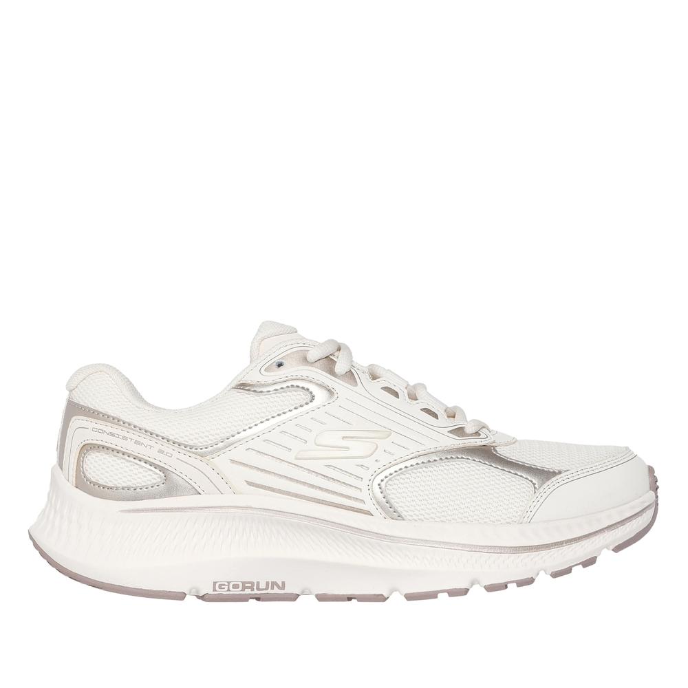Buty damskie Skechers Go Run Consistent 2.0 Advantage 128606NAT - białe