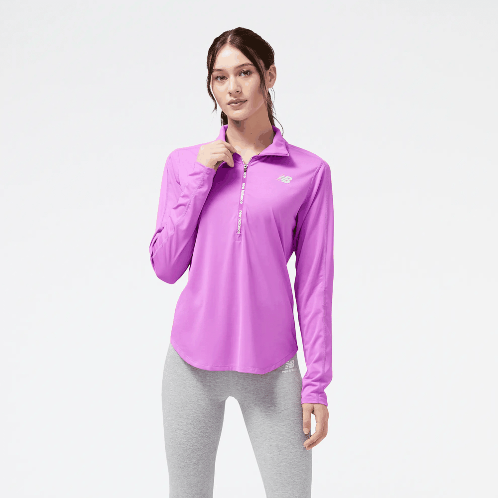 Bluza New Balance WT23227COM - różowa