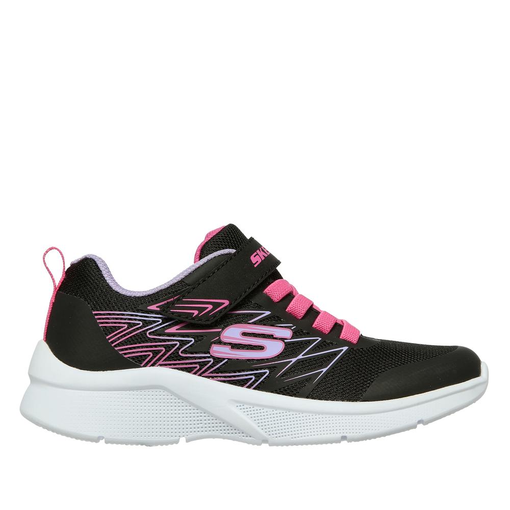 Buty dziecięce Skechers Microspecbold Delight 302468LBLK - czarne