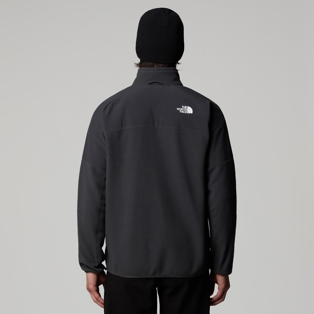 Bluza The North Face 100 Glacier Heavyweight Full-Zip Fleece 0A89JG03B1 - szare