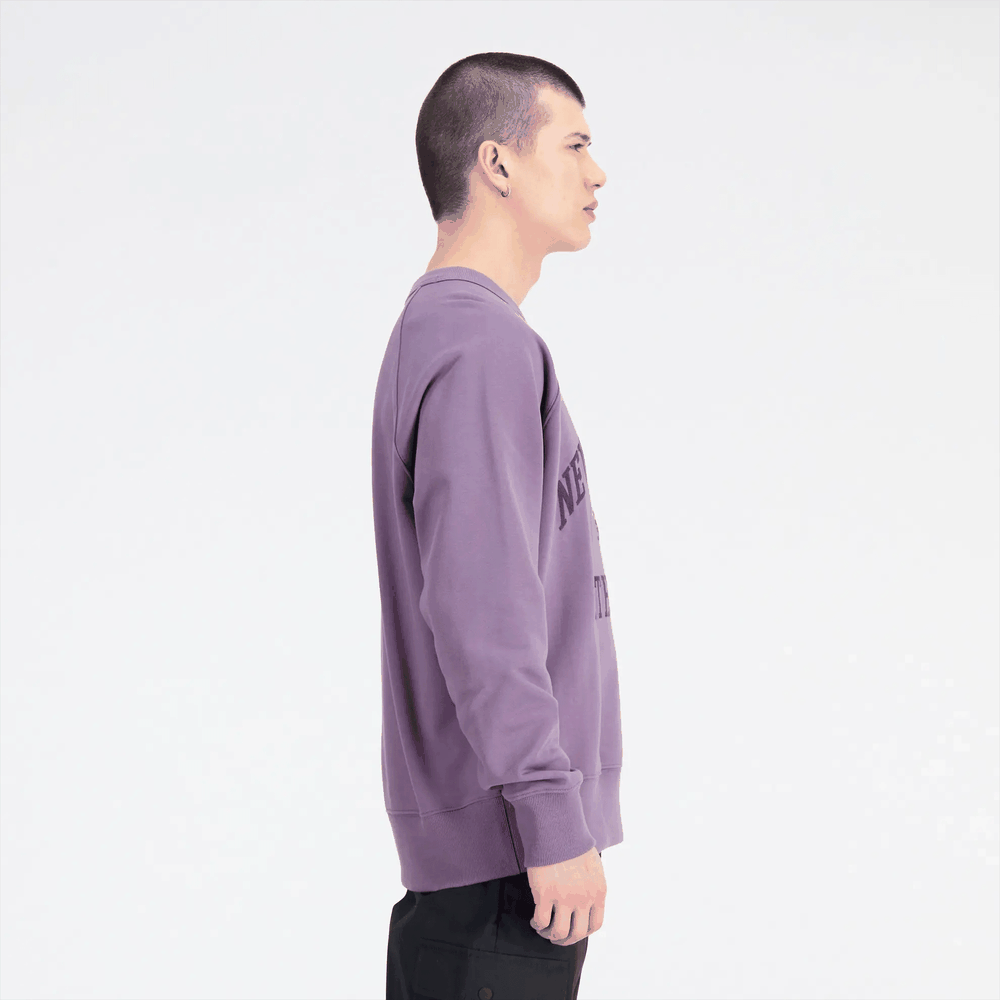 Bluza New Balance MT33550SHW - fioletowa