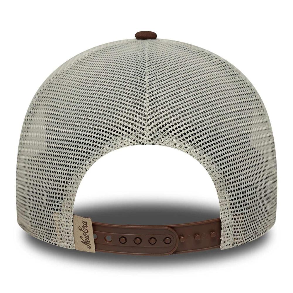 Czapka męska New Era Patch 9FORTY A-Frame Trucker 60771802 - brązowa