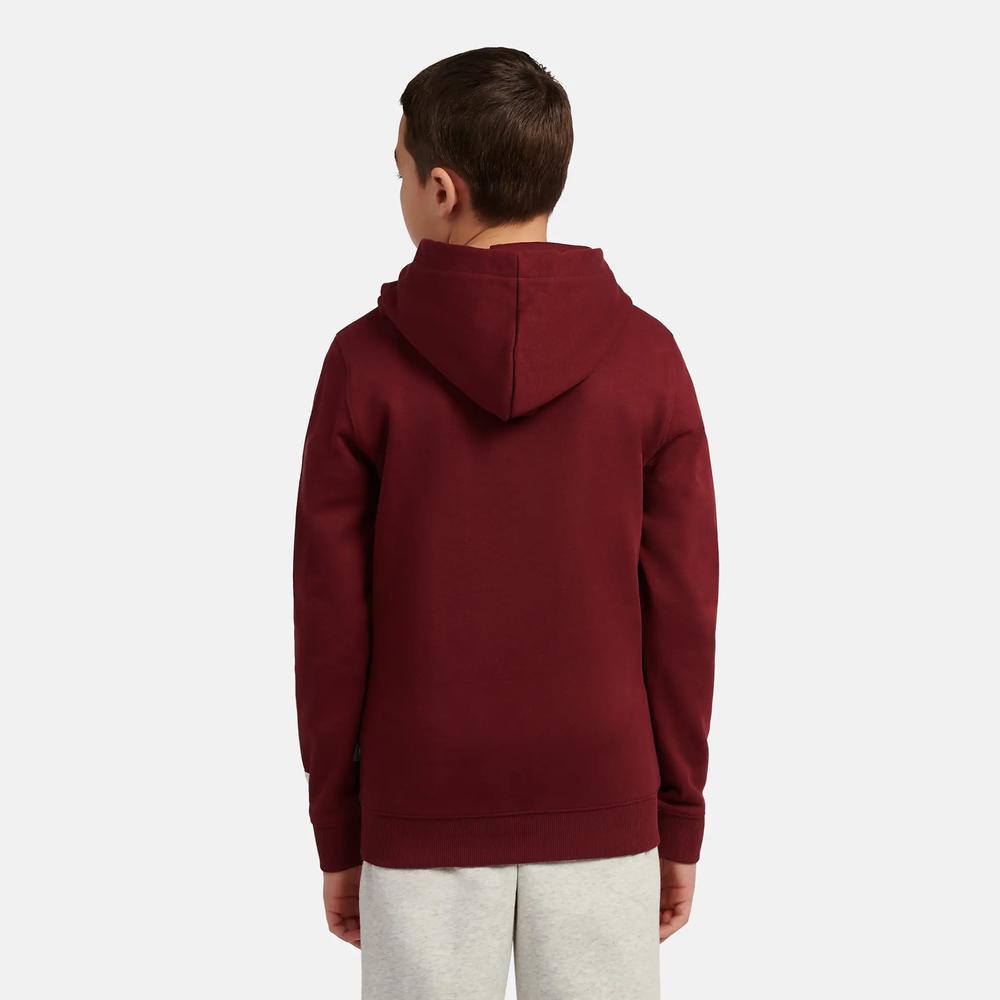 Bluza dziecięca New Balance LAKB0347MHB - bordowa