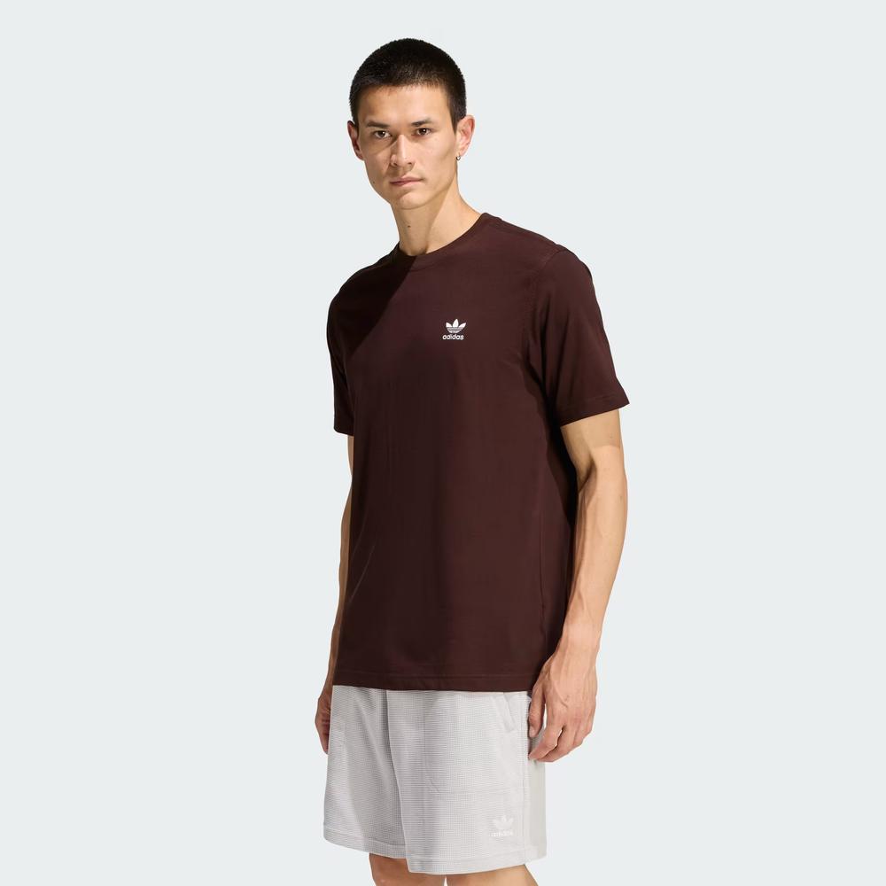 Koszulka męska adidas Originals Trefoil Essentials KE1146 - brązowa