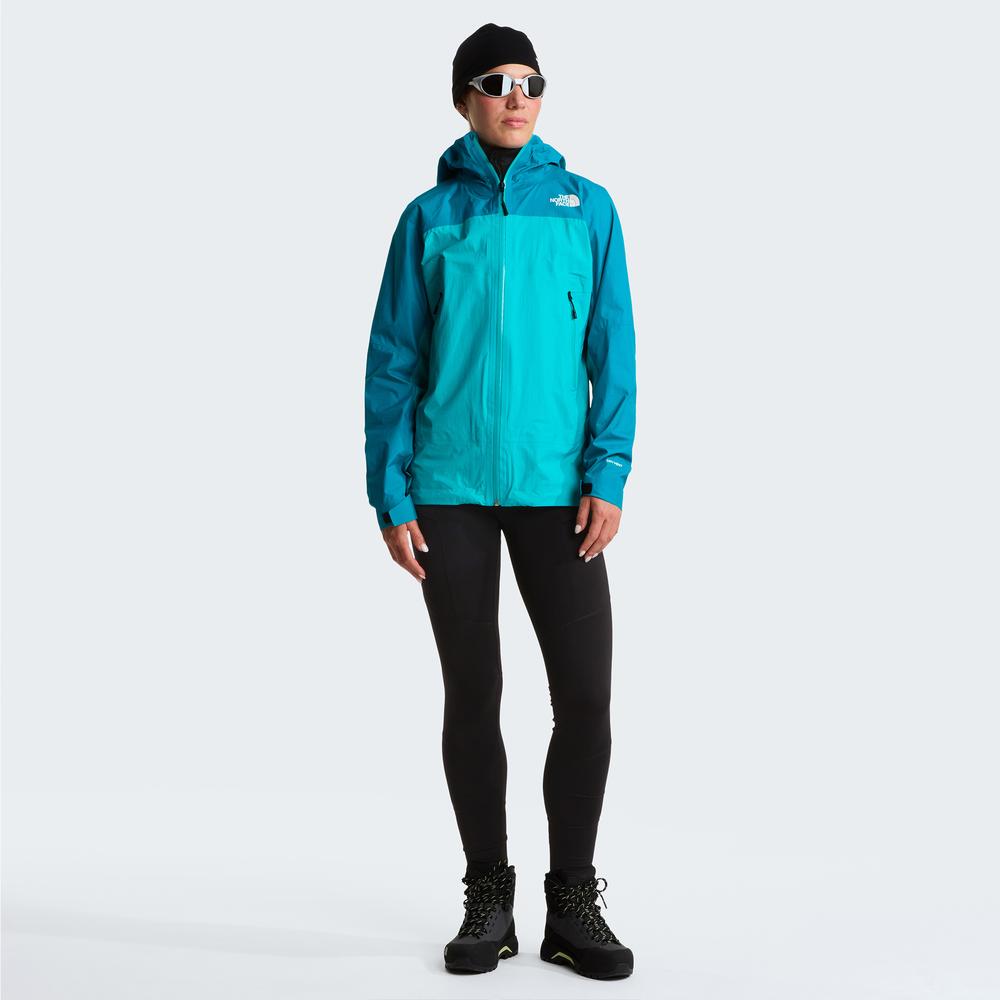 Kurtka damska The North Face Signal 2.5L DryVent 0A8E0E5A21 - niebieska