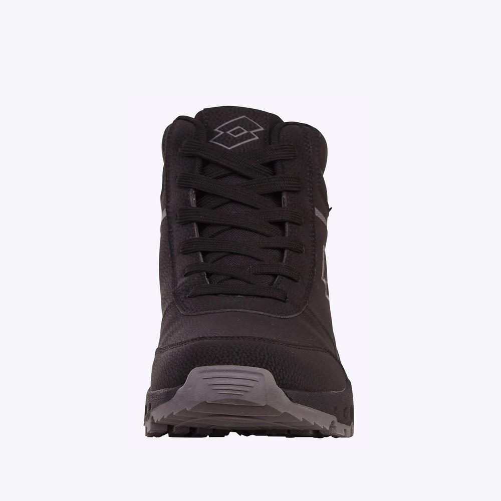 Buty męskie Lotto Evedal Mid 2400300U-1111 - czarne