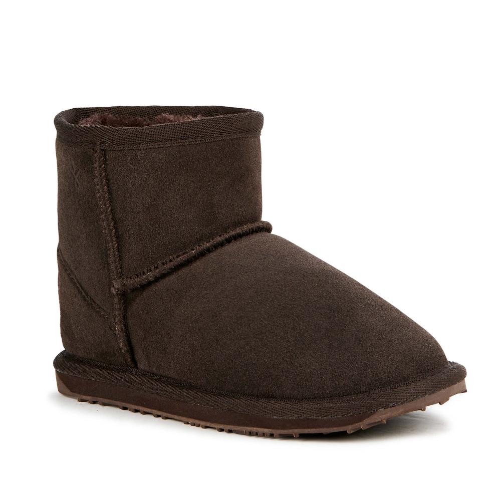 Buty młodzieżowe Emu Australia Wallaby Mini Teens T10103CHOC - brązowe
