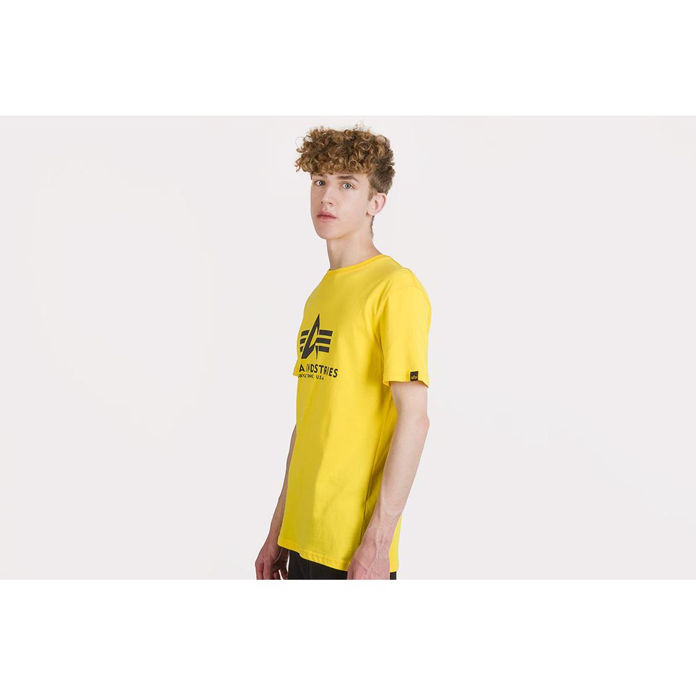 Koszulka Alpha Industries Basic T-shirt 100501465 - żółta