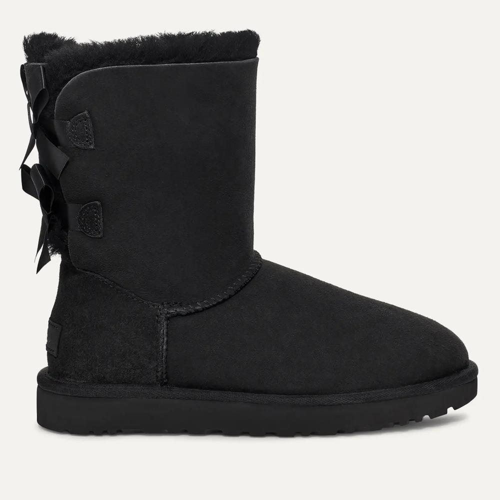Buty damskie UGG W Bailey Bow II 1016225-BLK - czarne