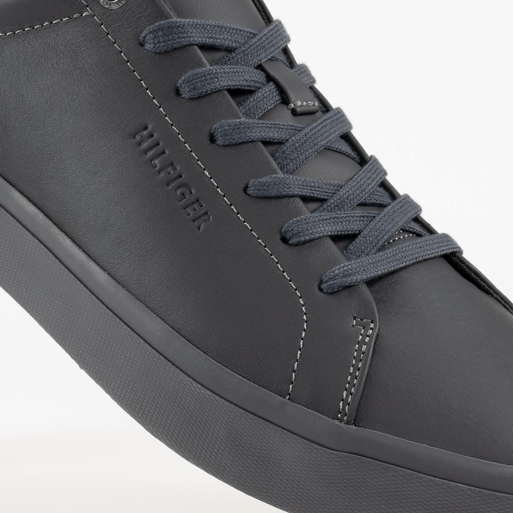 Buty Tommy Hilfiger Modern Vulc Corporate Leather FM0FM04036-PTY - szare