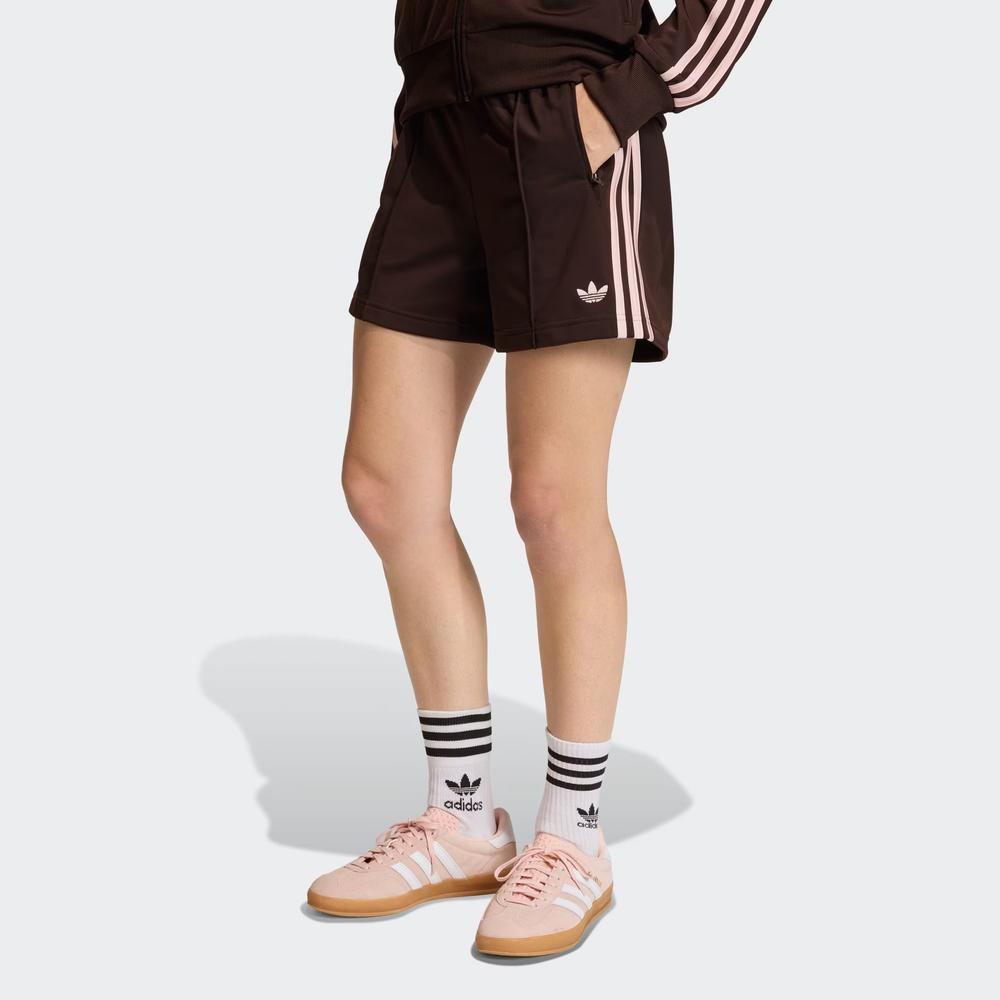 Spodenki damskie adidas Originals Classic Firebird KD3672 - brązowe