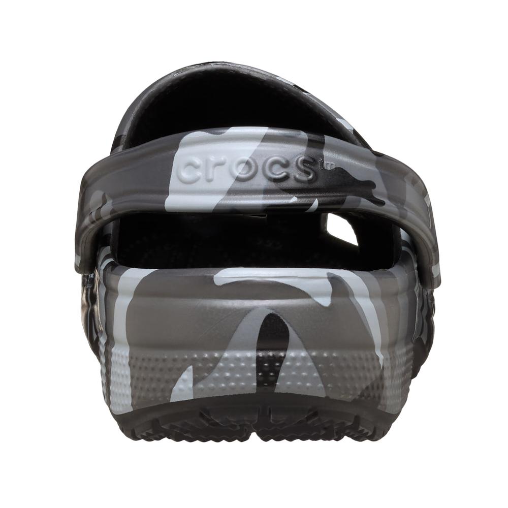 Klapki męskie Crocs Classic Camouflage Clog 211936-0DD - szare