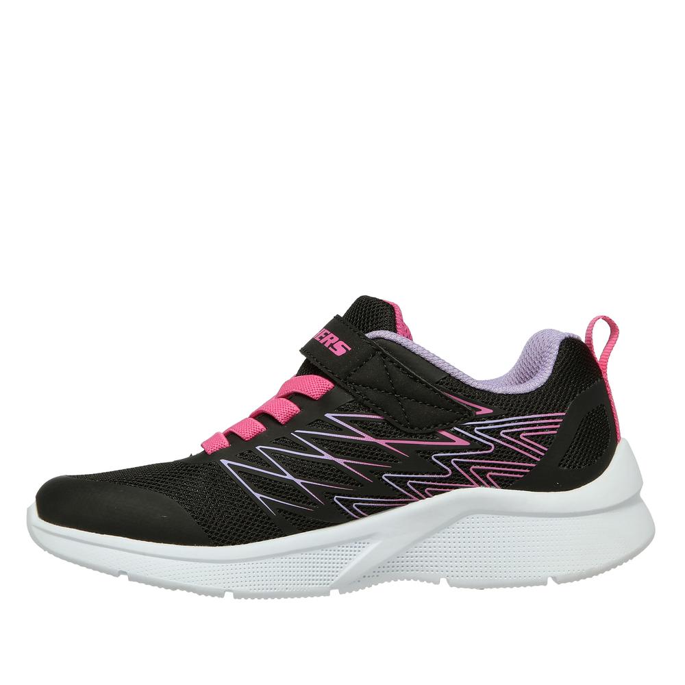 Buty dziecięce Skechers Microspecbold Delight 302468LBLK - czarne