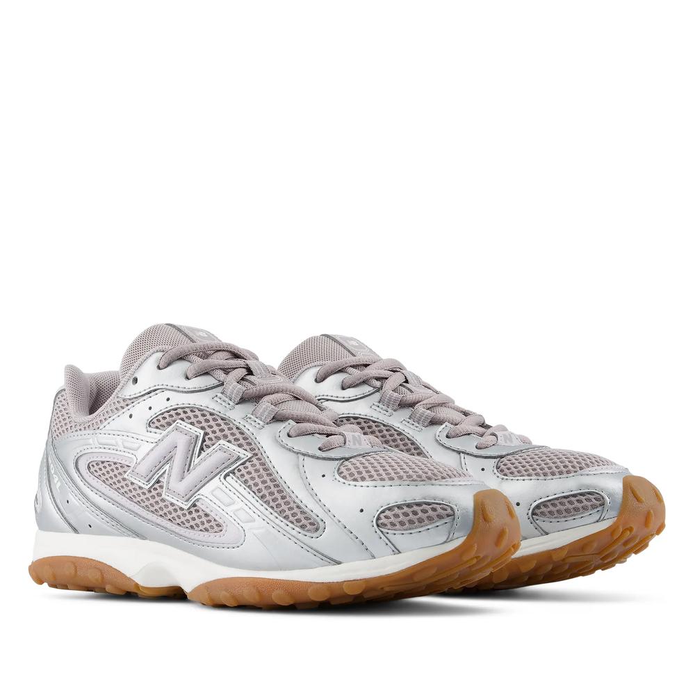 Buty unisex New Balance U204LPP - srebrne