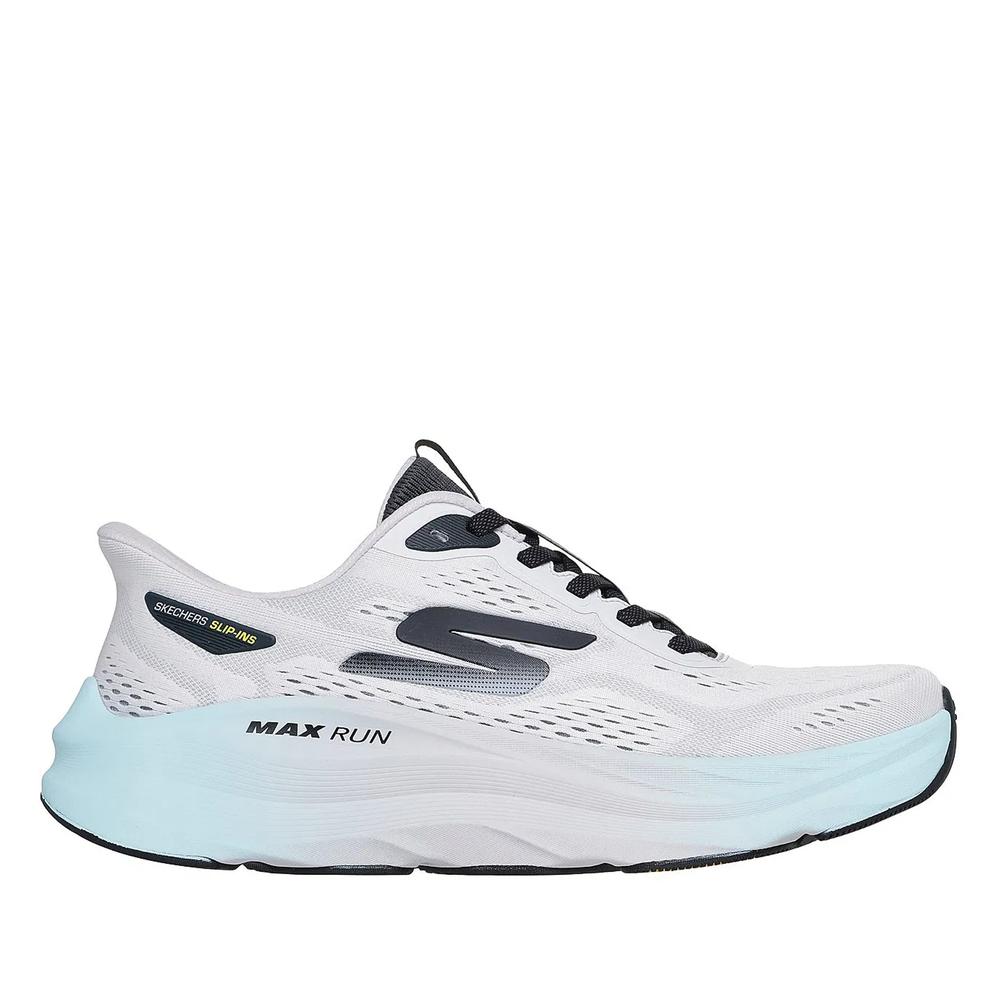 Buty męskie Skechers Slip-ins: Max Run 221000GYCC - białe