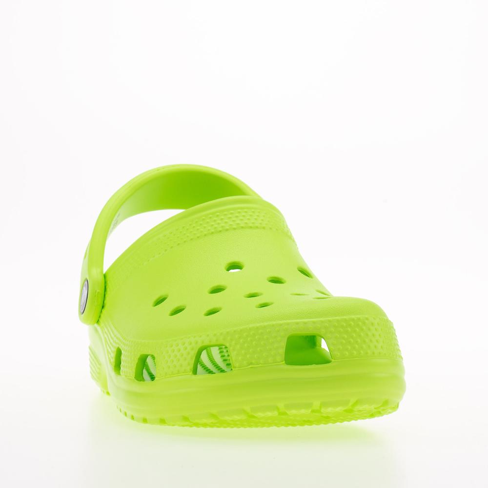 Klapki Crocs Classic Clog 206991-3UH - zielone