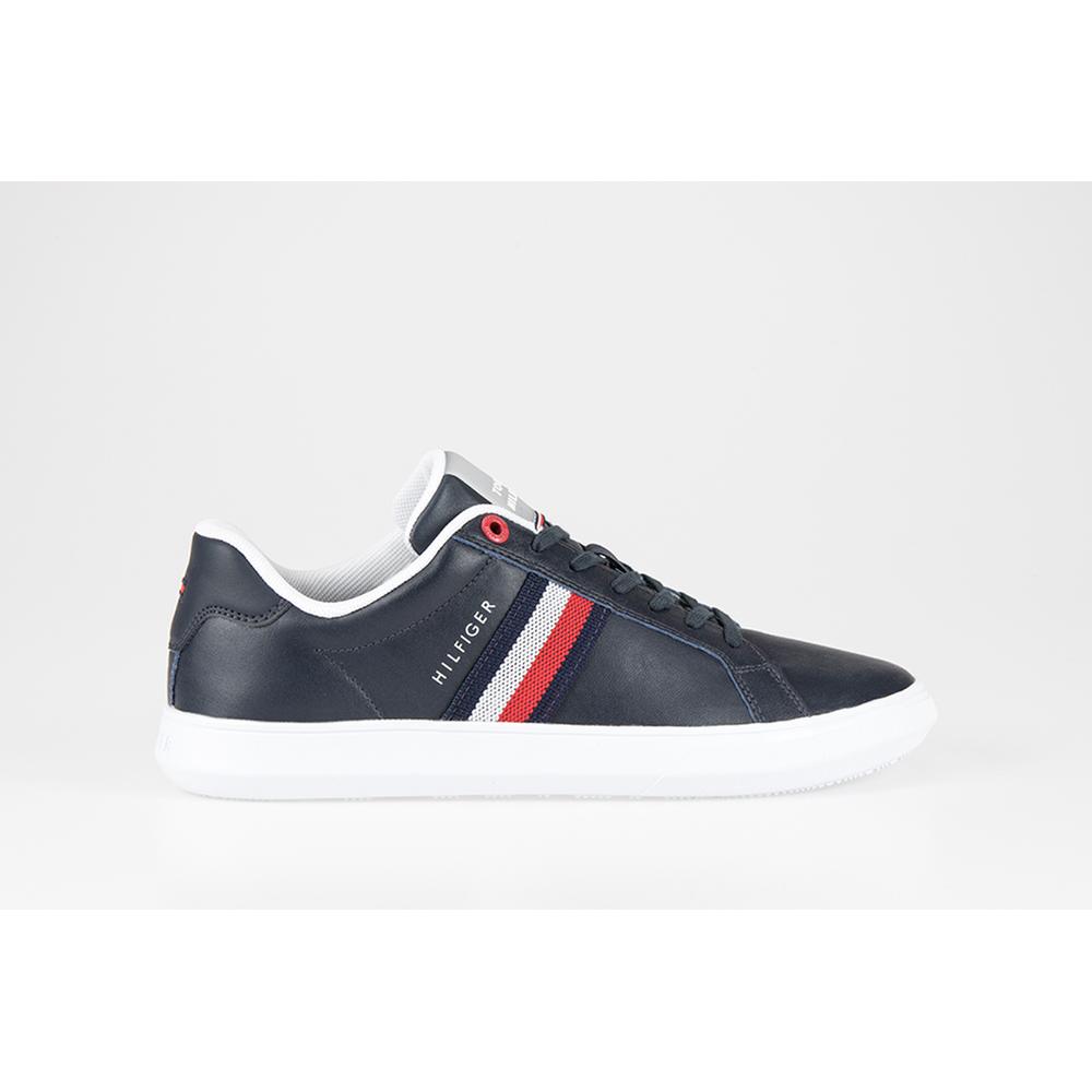 Tommy Hilfiger Essential Leather Cupsole Trainers > FM0FM03424-DW5