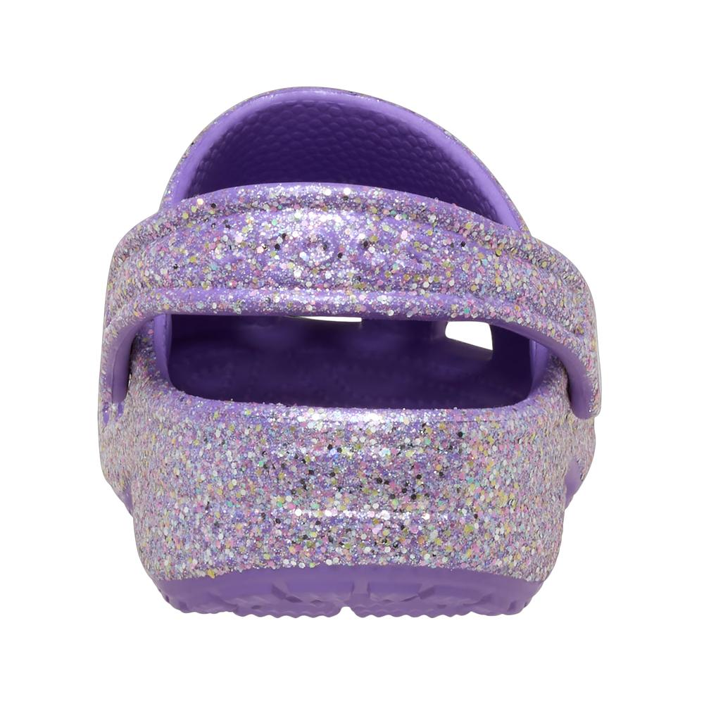 Klapki młodzieżowe Crocs Classic Fantasy Glitter Clog 212561-510 - fioletowe