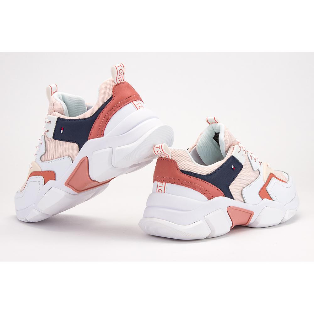 TOMMY HILFIGER CHUNKY LEATHER SNEAKER > FW0FW04695-GNQ
